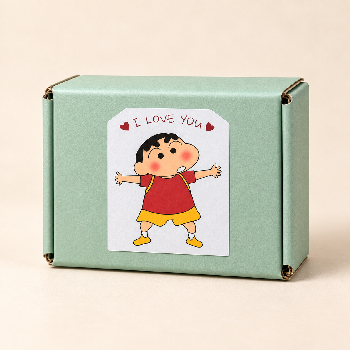 Jewellery Chocolates (silk mini treats) — With Box compact mint-green closed gift-box view