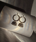 Oxidised Silver Jhumka