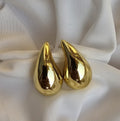 Steel Gold Plated Earring