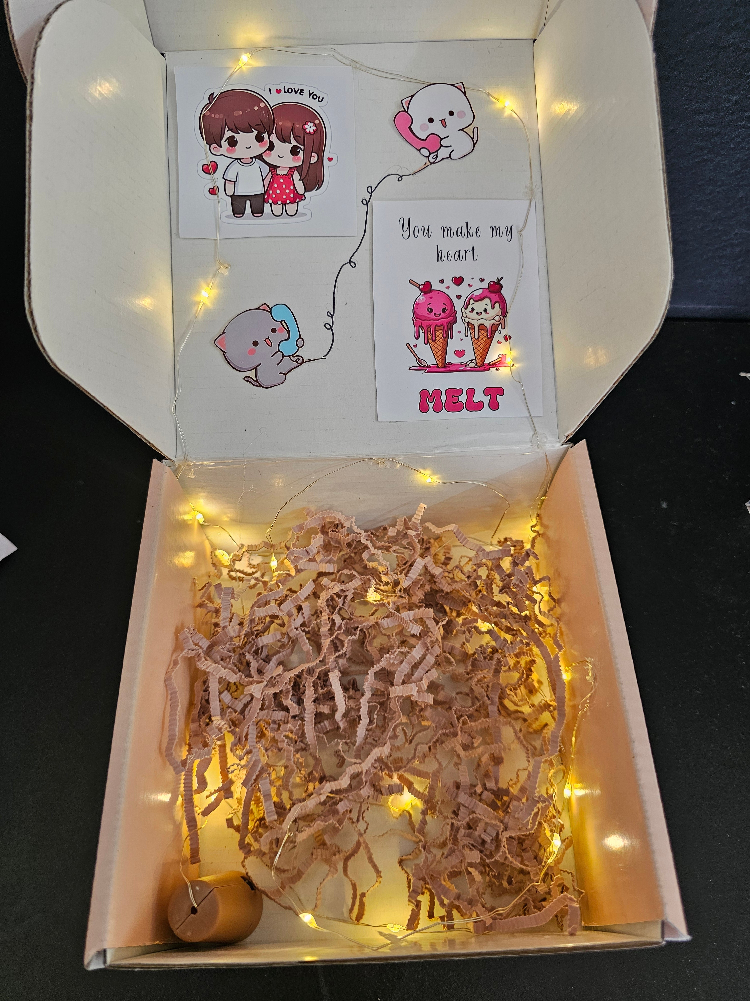 With Lighting And Cards