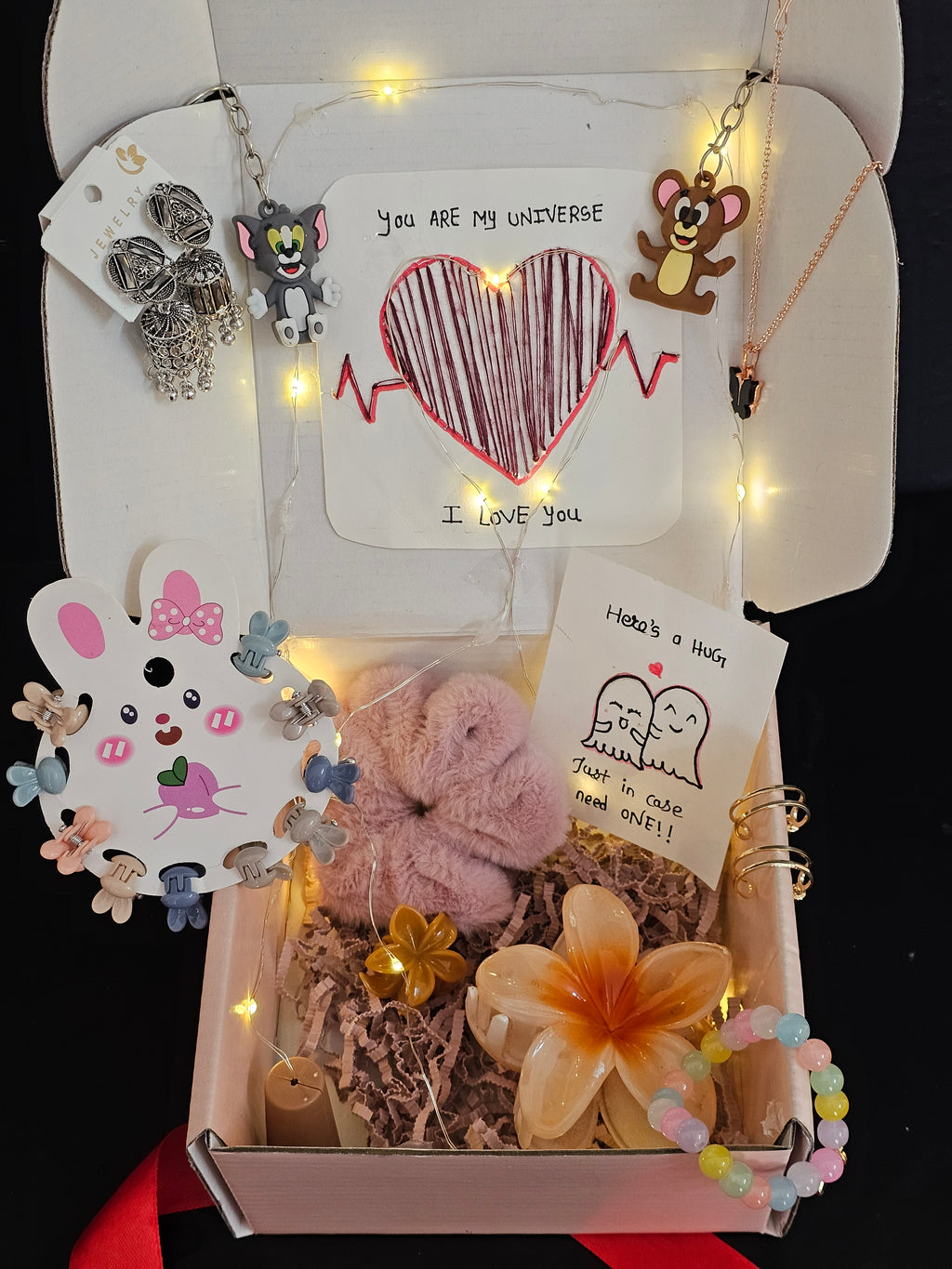 🌸 "Blush & Hugs Hamper"