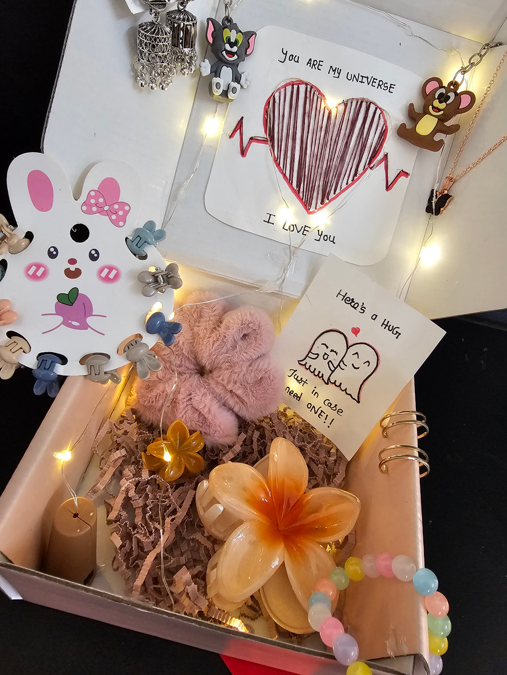 🌸 "Blush & Hugs Hamper"