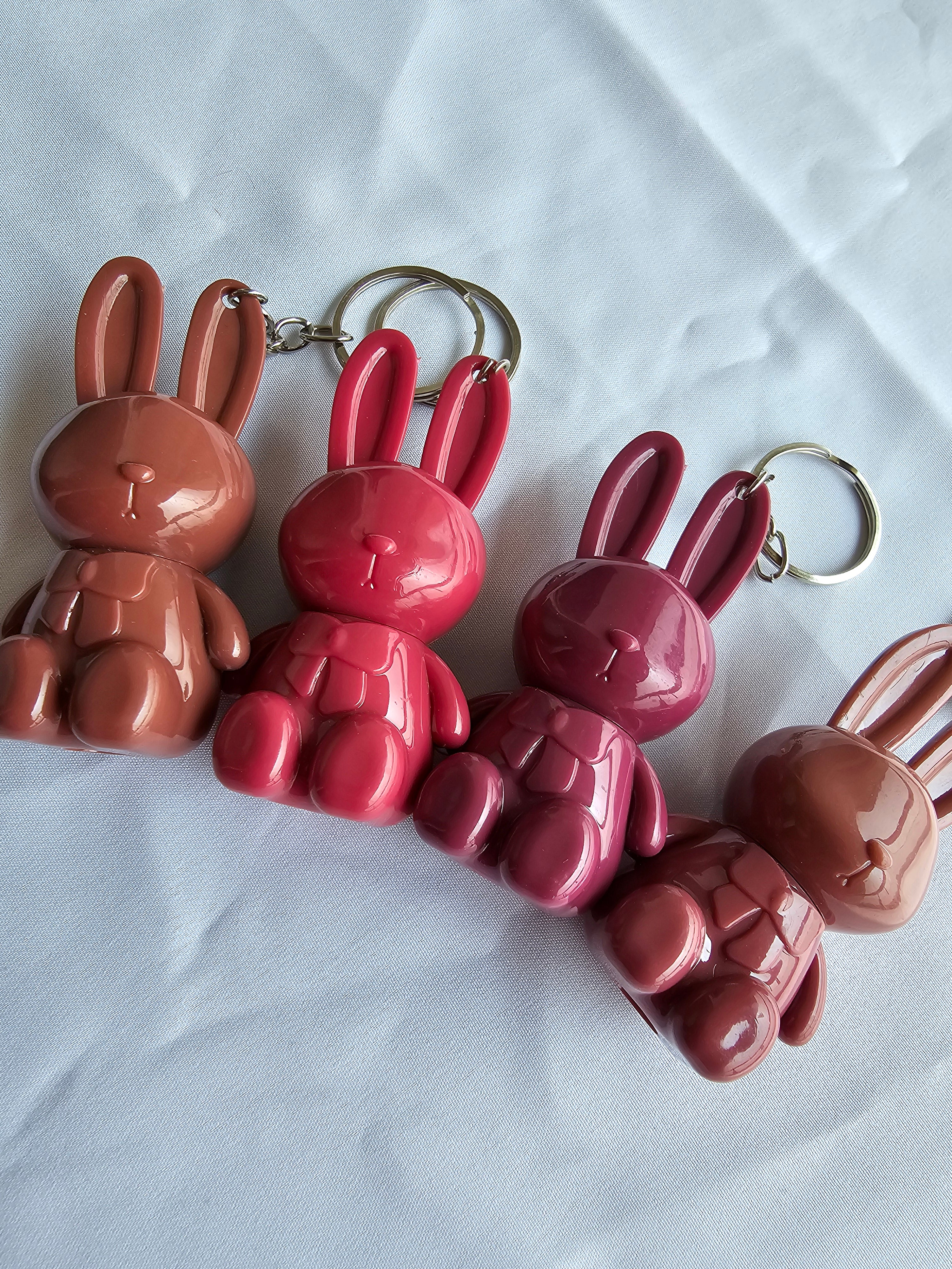 Bear key chain and  Lipstick (4)combo