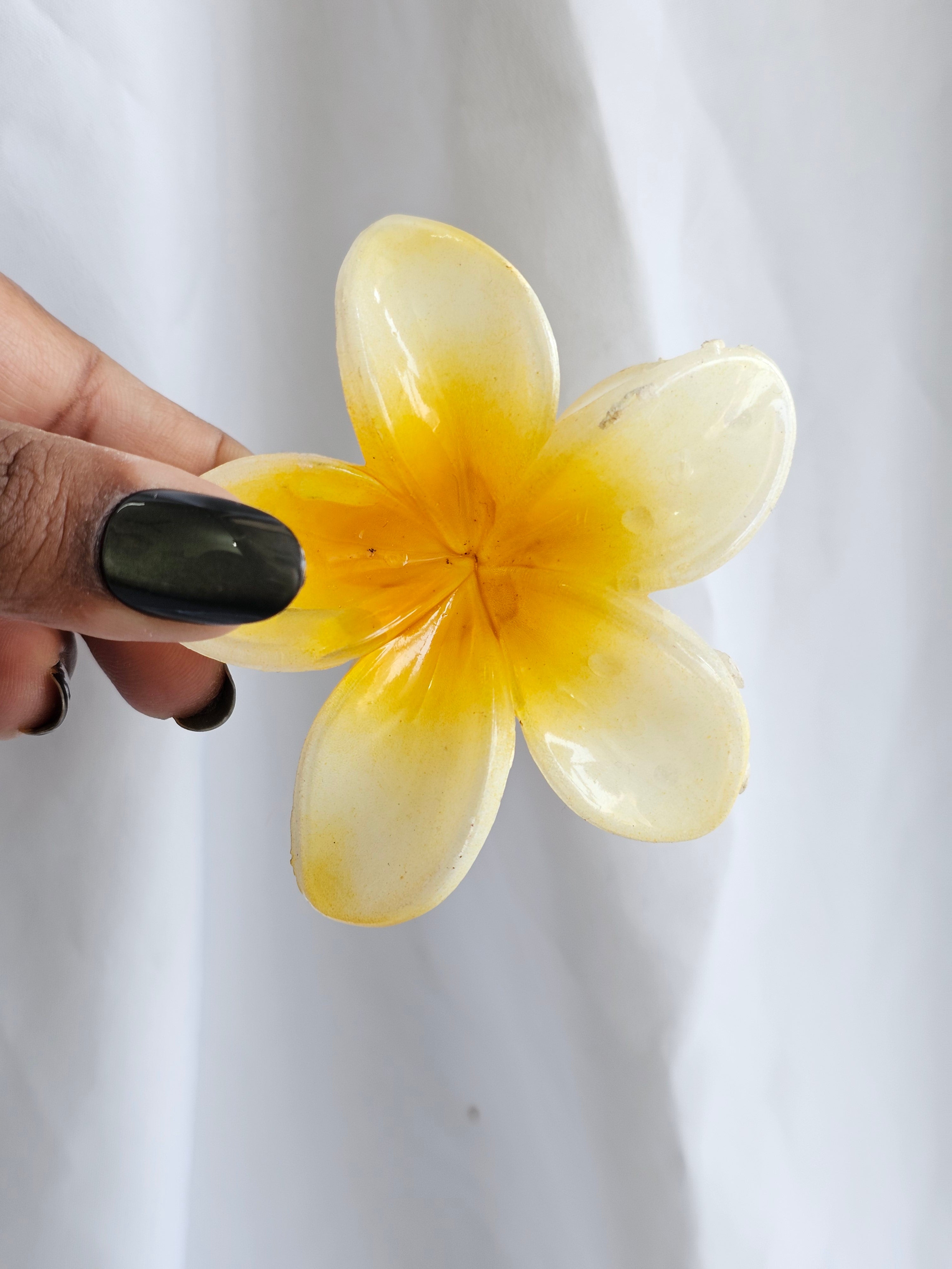 Flower Hair Clip (yellow)