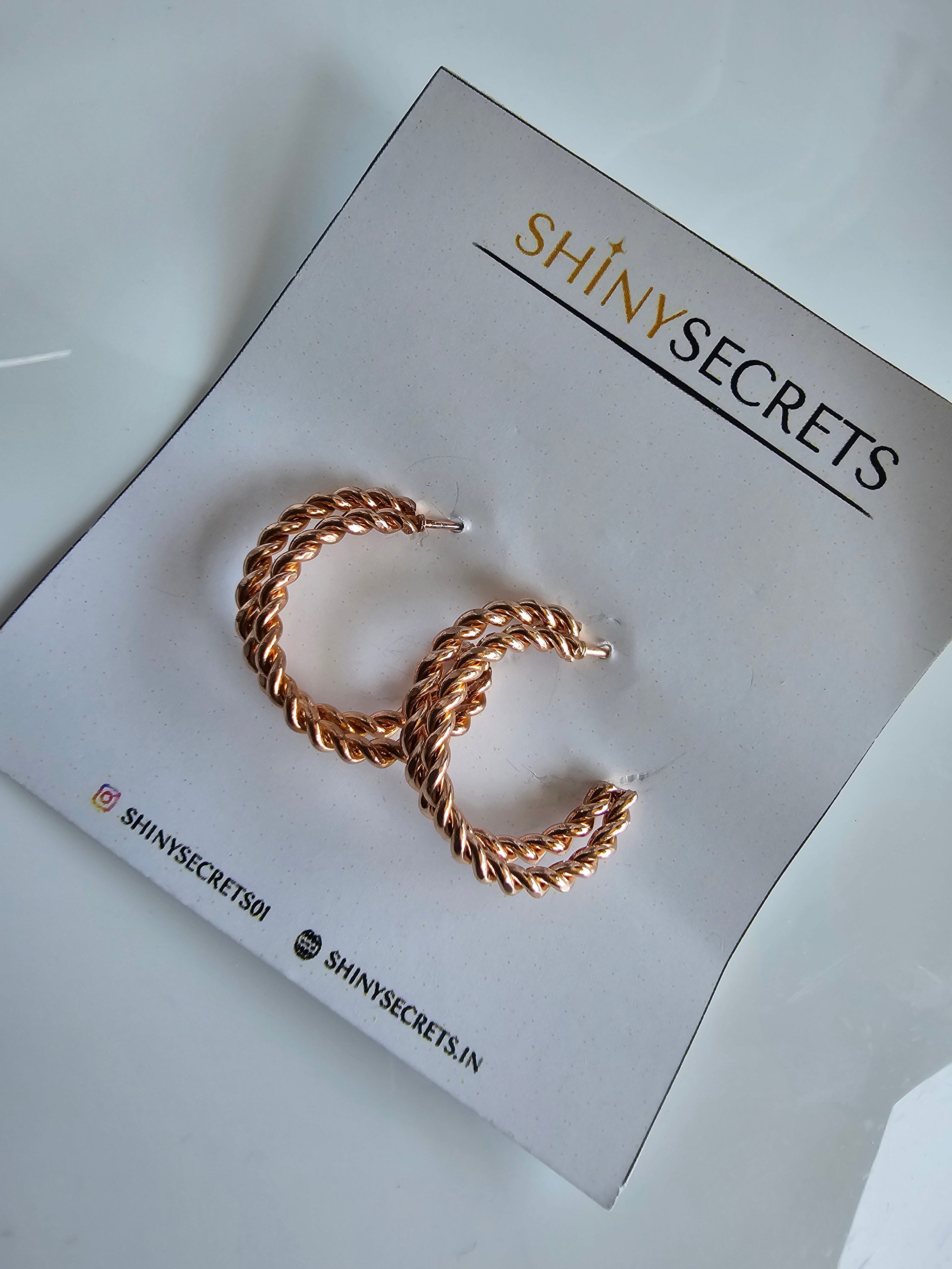 Twisted Glow Hoops
