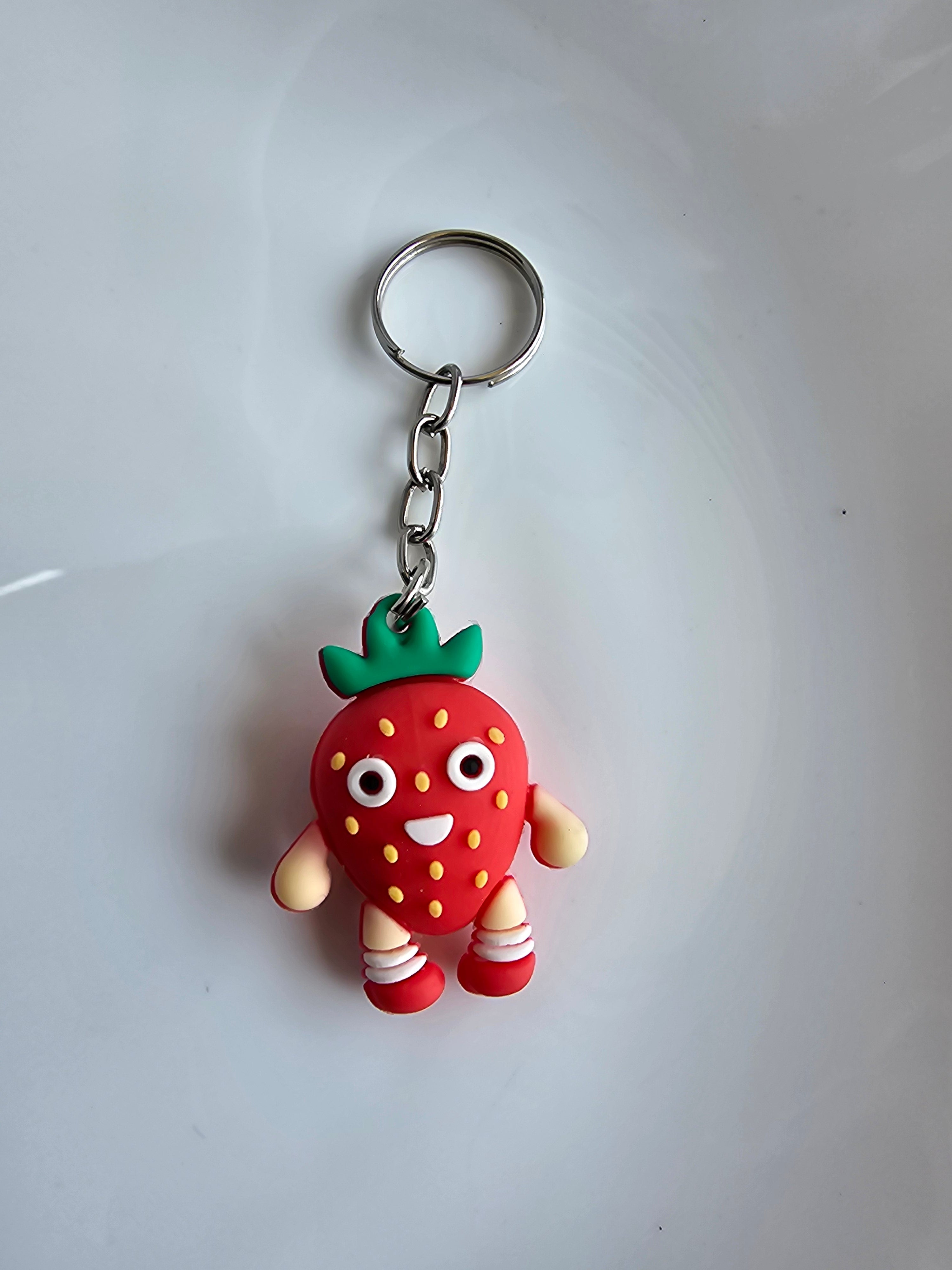 Strawberry keychain