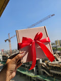Add ribbon to your box (Red)
