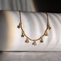 Cute Stars Gold Plated Necklace