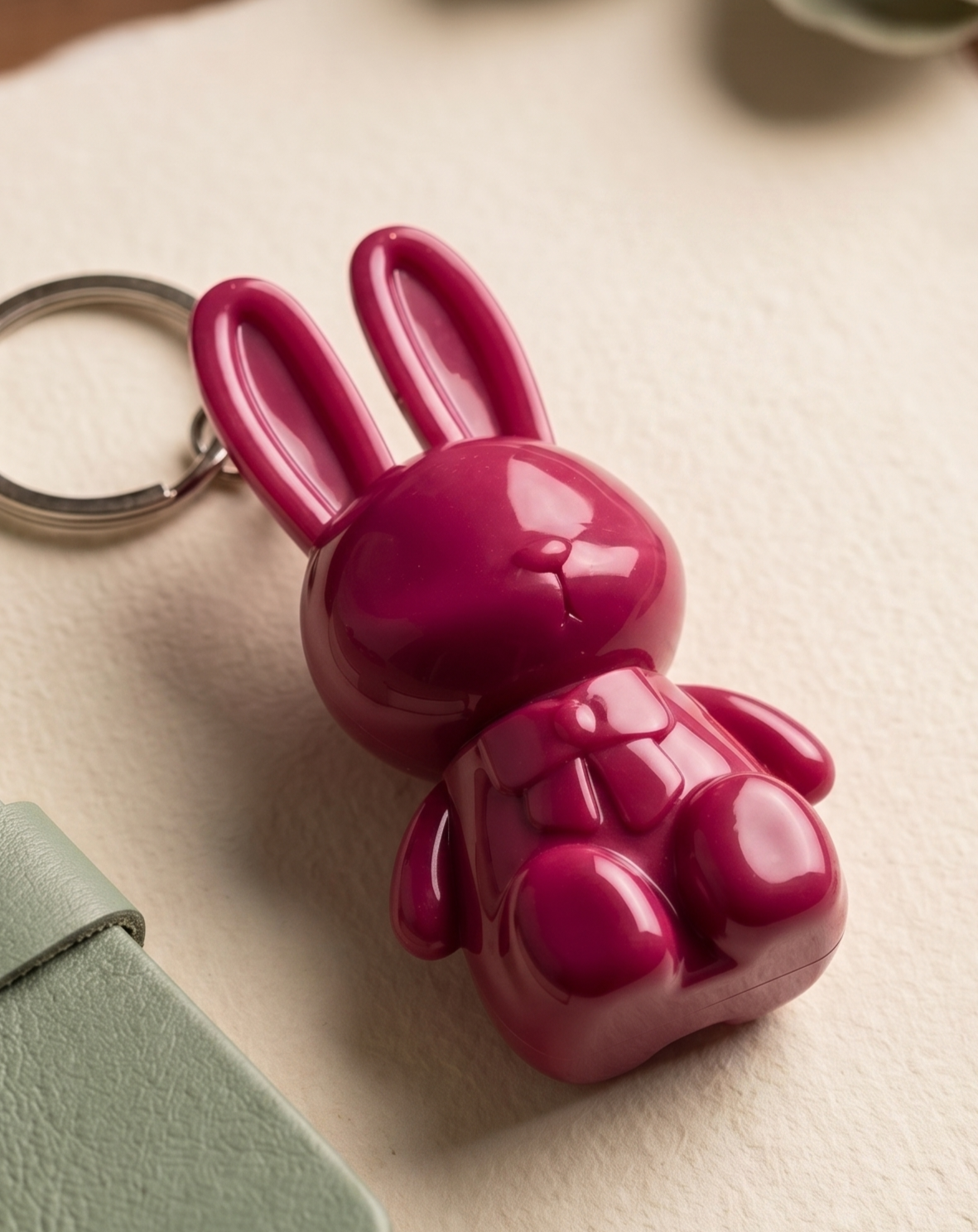 Bear Key Chain And Lipstick