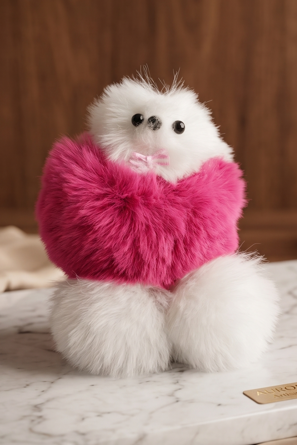 Doll keychain (pink)