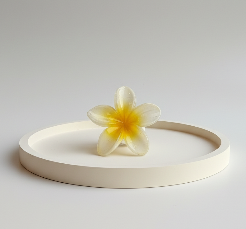 Flower Hair Clip (yellow)