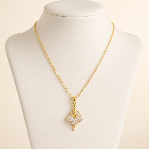 Anti-Tarnish Ballerina Pendant — product photo