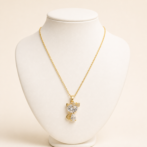 Anti-Tarnish Cat Pendant — product photo