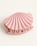 Seashell Claw Clip — Blush Pink — product photo