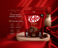 Dark KitKat jewellery with 3 anti-tarnish jewellery products and 14 mini treats