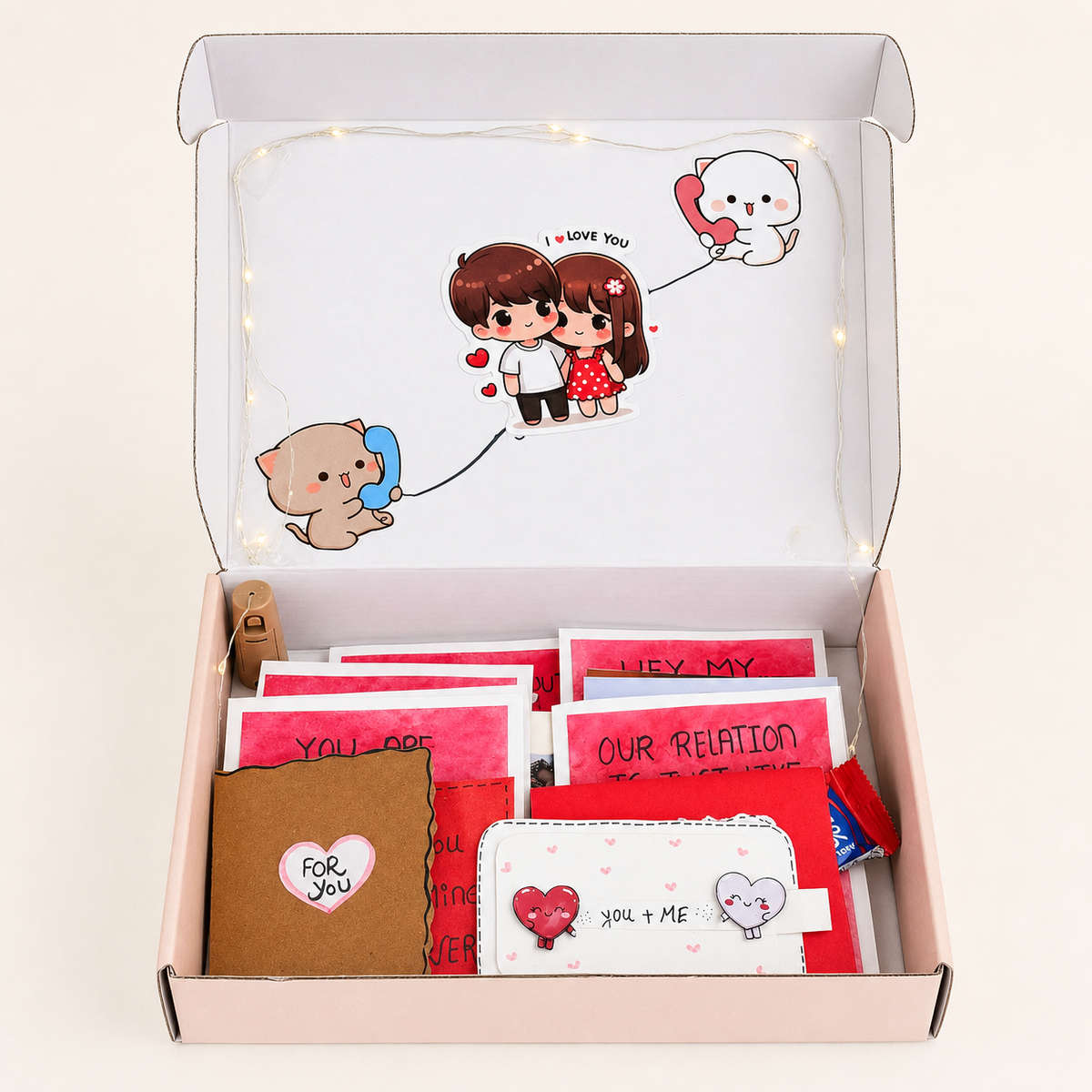 Handmade card hamper — product photo