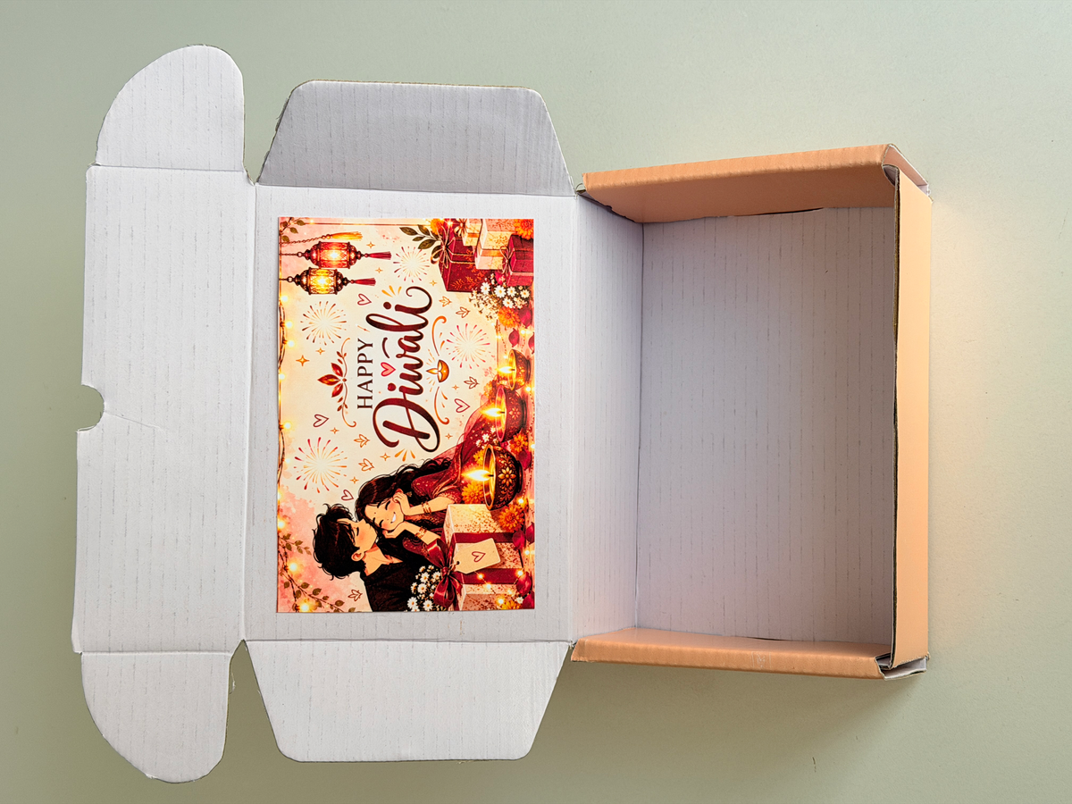With Happy Diwali Box — actual packaging reference