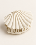 Seashell Claw Clip — Ivory — product photo