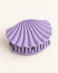 Seashell Claw Clip — Lilac — product photo