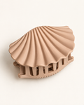 Seashell Claw Clip — Nude Beige — product photo