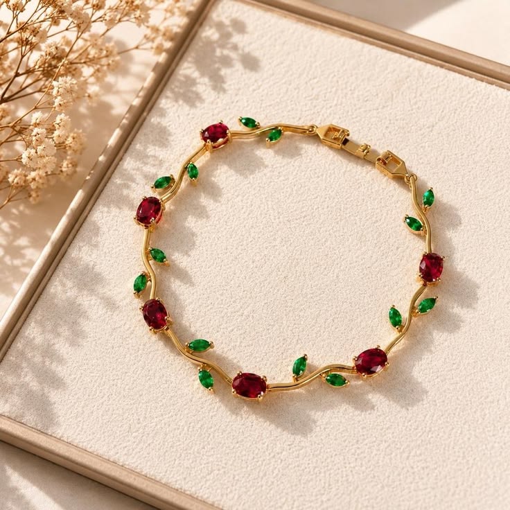 Tulip bracelet (Red)