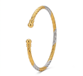 Gold Silver Plated Dual Tone Bracelet/kada