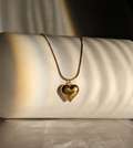 Women Gold-Plated Anti Tarnish Heart Themed Pendant
