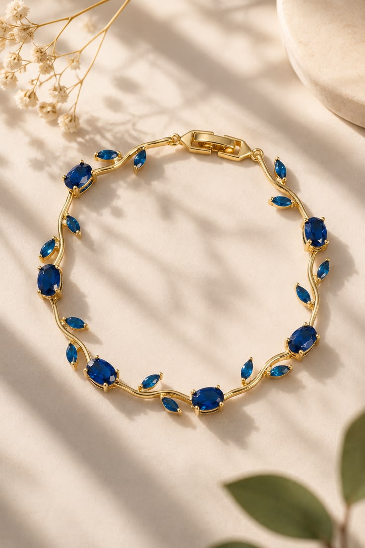 Tulip Bracelet (Blue)
