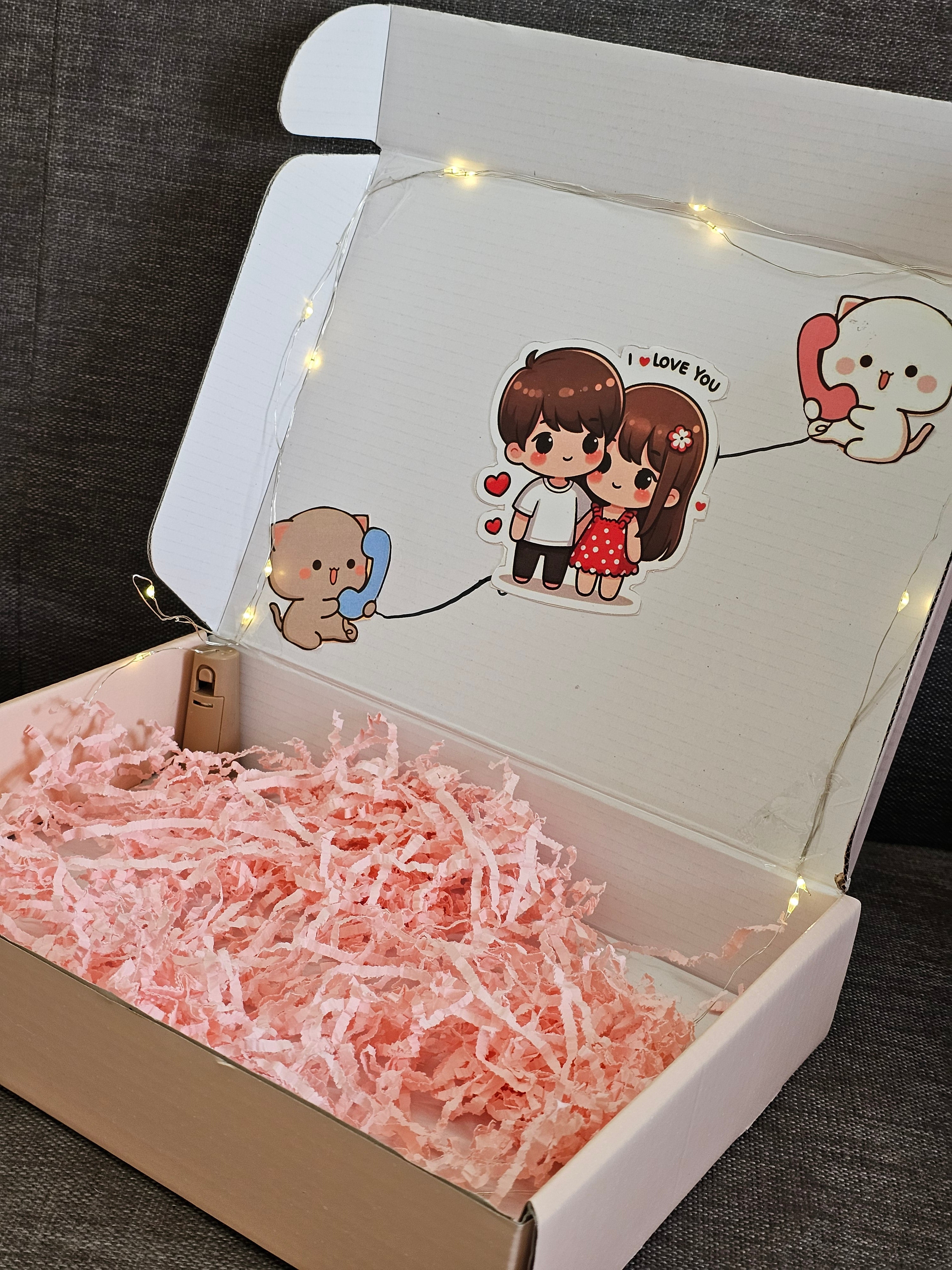 Add lights to your box (love theme)
