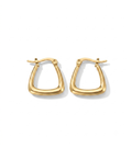 Anti-tarnish Geometric Hoop Earrings
