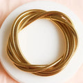 Triple-layer wrap snake Bracelet