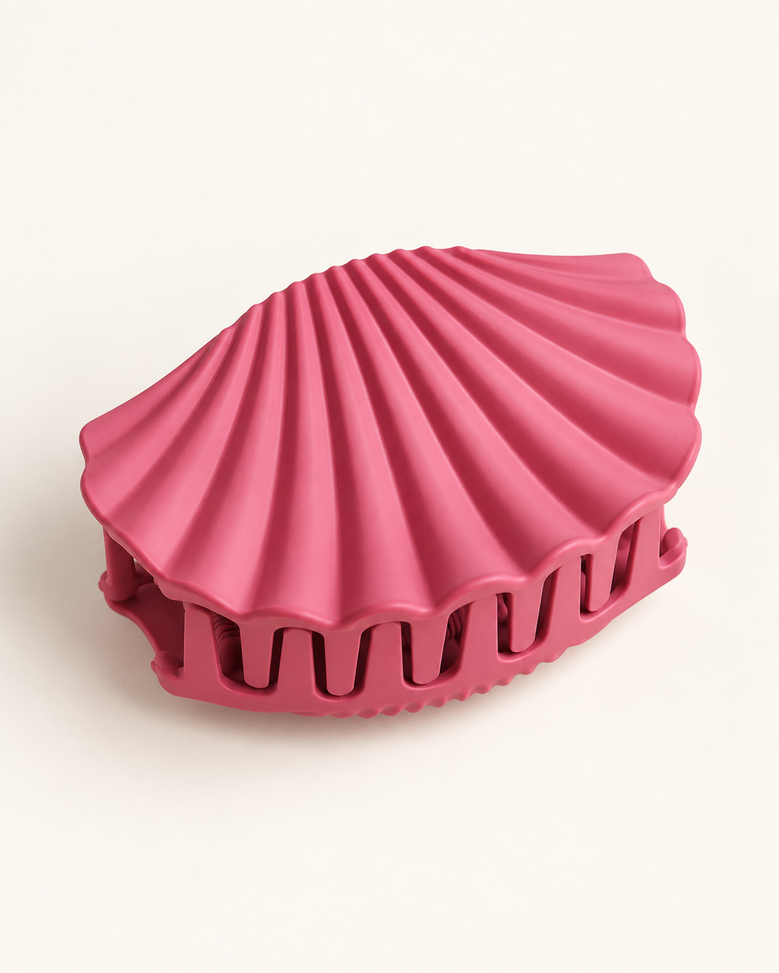 Seashell Claw Clip — Rose Pink — product photo